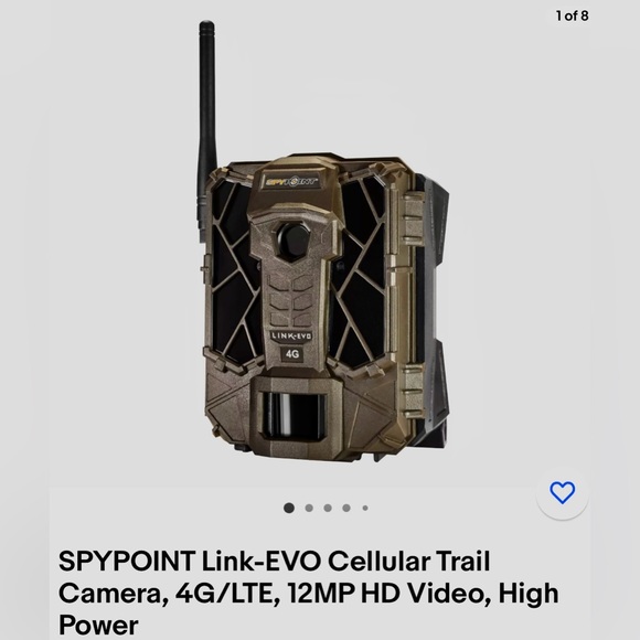 SpyPoint Cellular trail cam w/ 12v charging kit